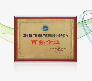 彩名堂荣获“广东省电子信息制造业综合实力百强企业”