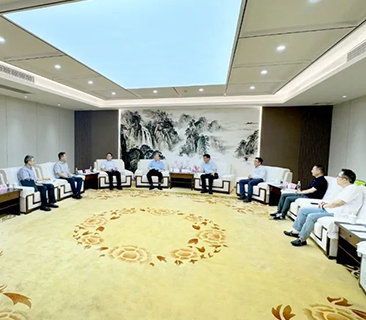 广东能源集团党委书记、董事长张帆一行莅临彩名堂考察交流